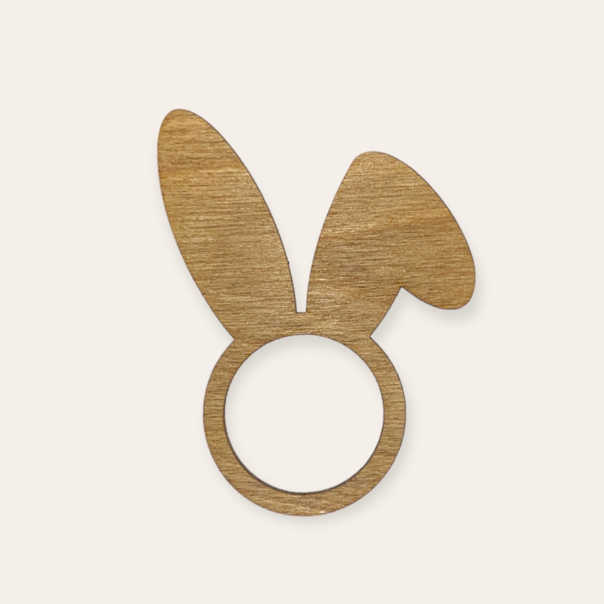 Serviet ring i træ Familien KL