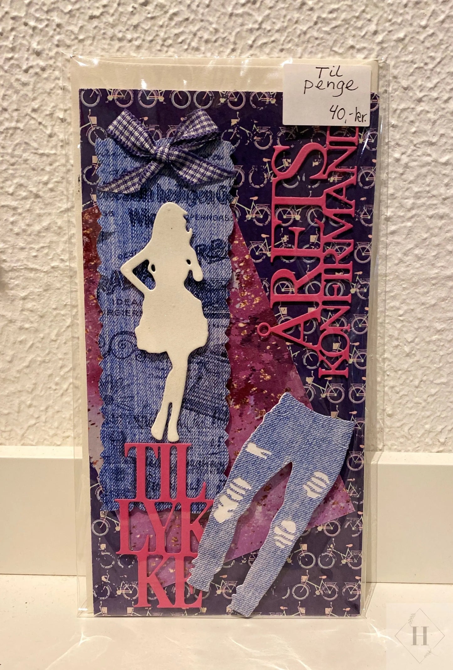 3D konfirmations kort Helle Vang