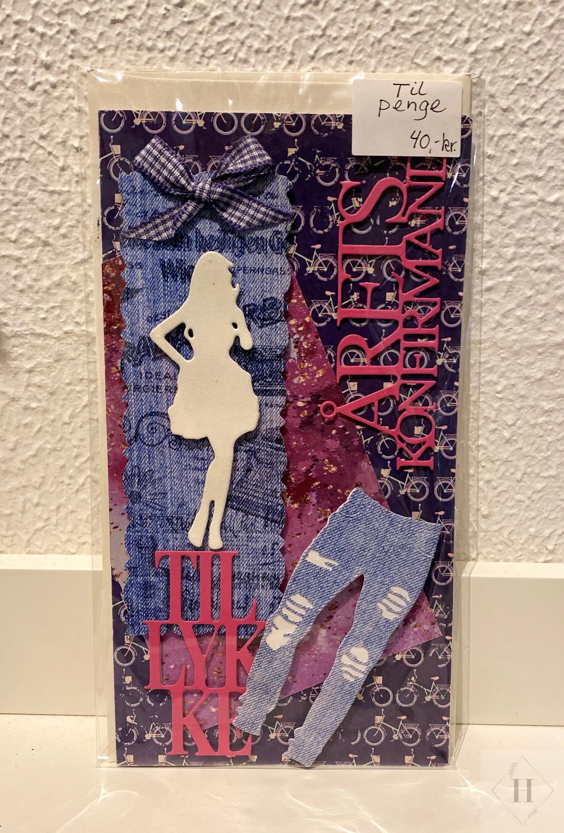 3D konfirmations kort Helle Vang