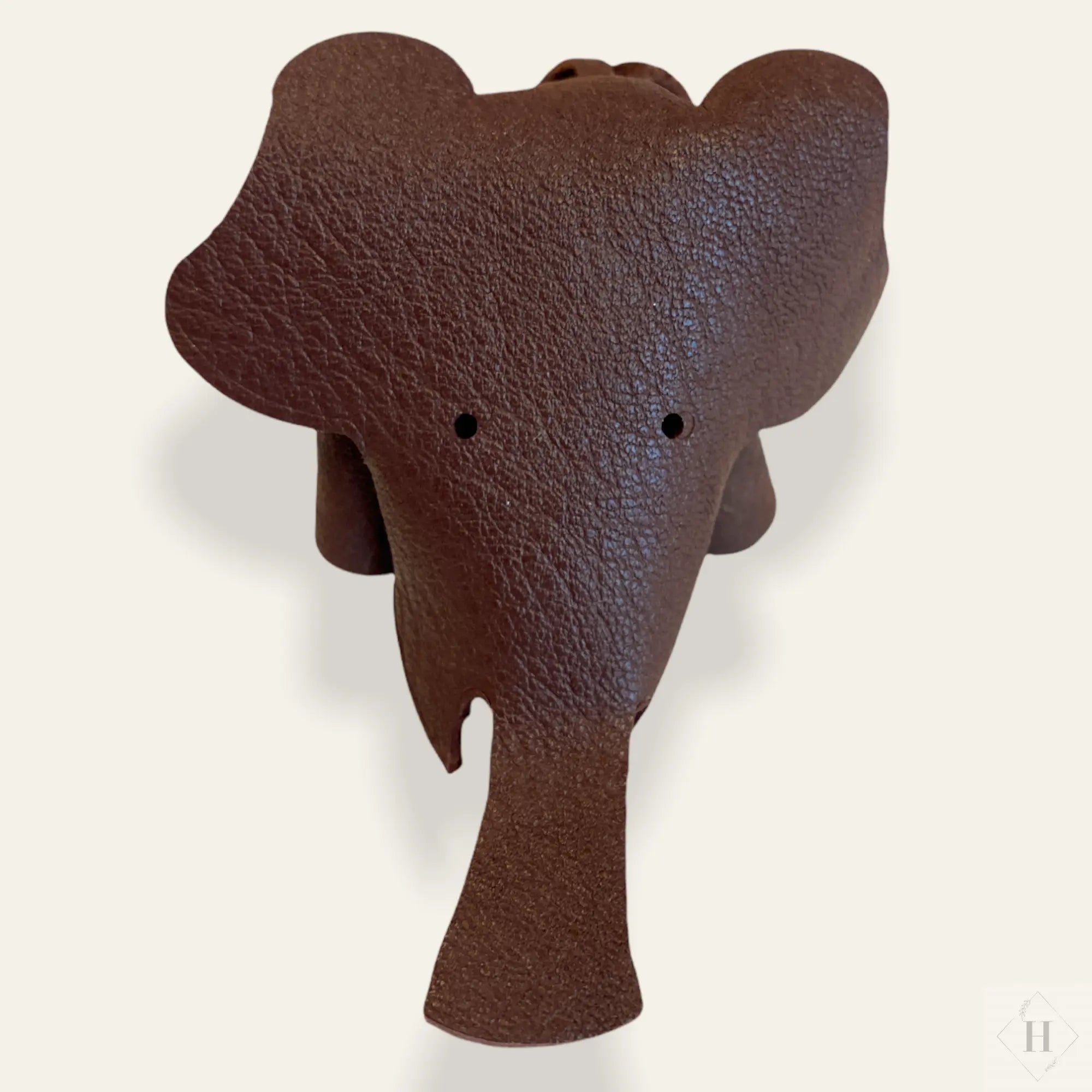 Læder nøglering - elefant (flere varianter) Unika Nord