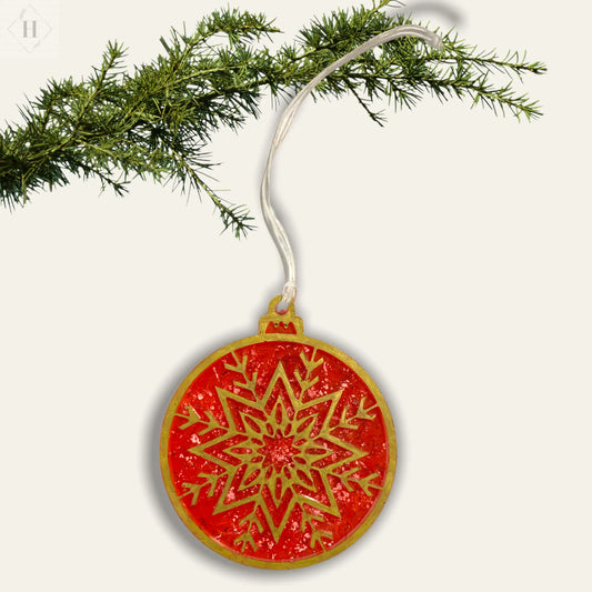 Jule ophæng i resin Handmade Hygge