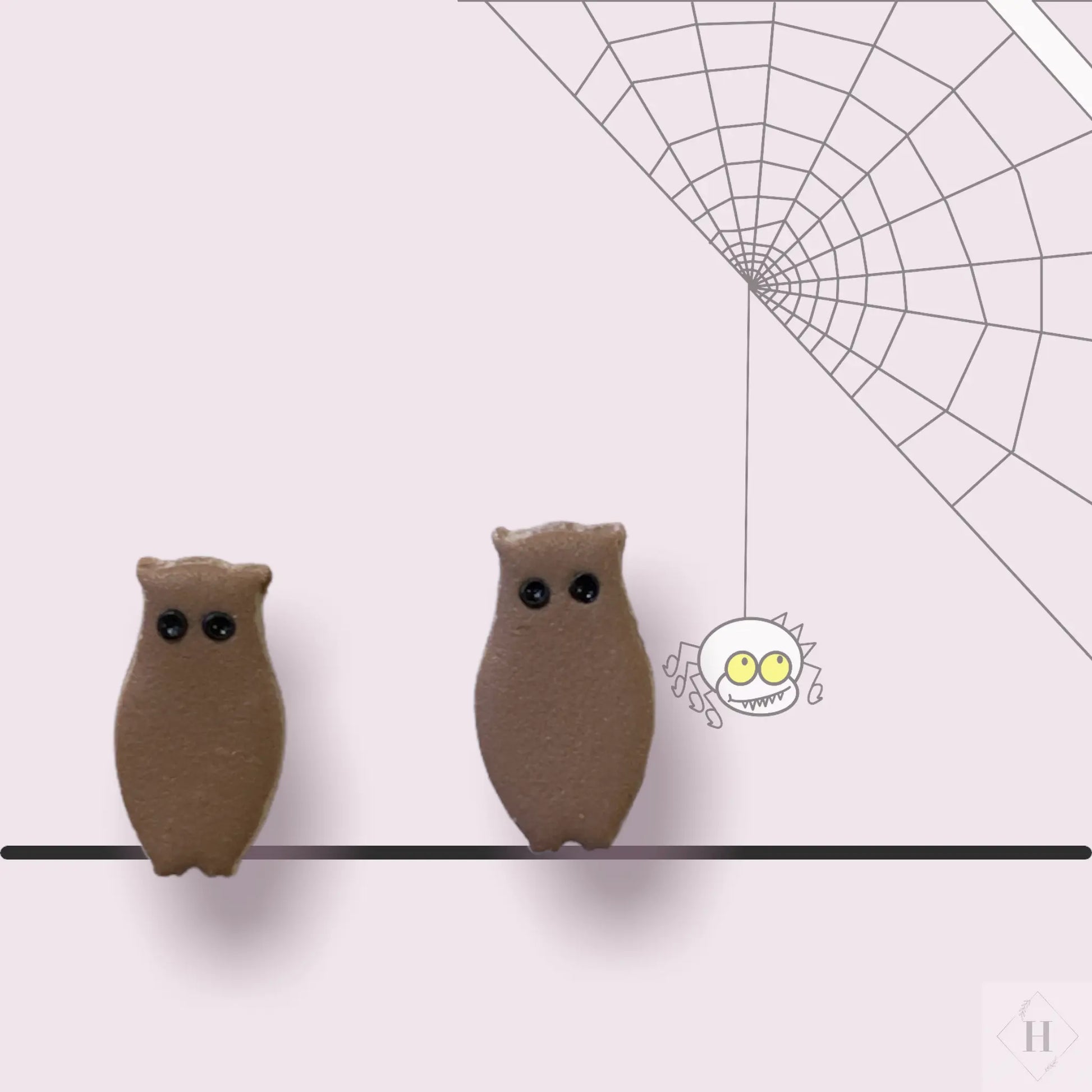 Halloween ørestikker - ugle Creatrivi