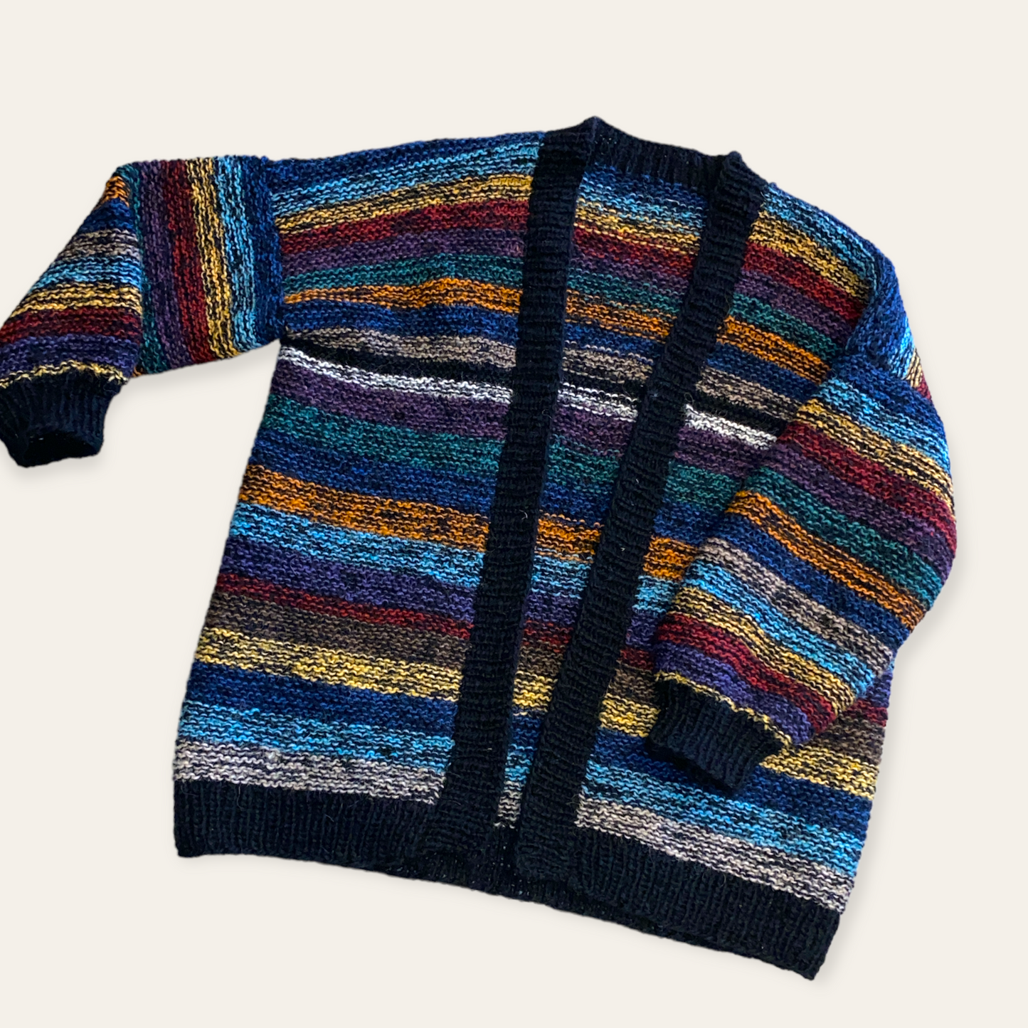 Cardigan i uld Håndlavet af