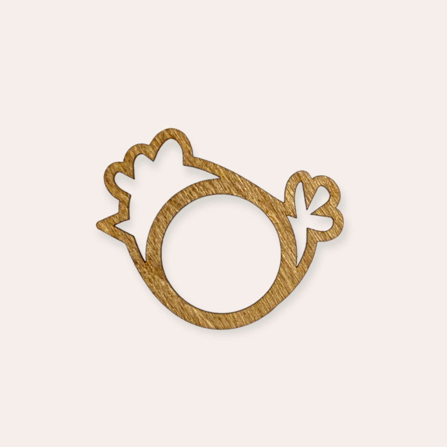 Serviet ring i træ Familien KL