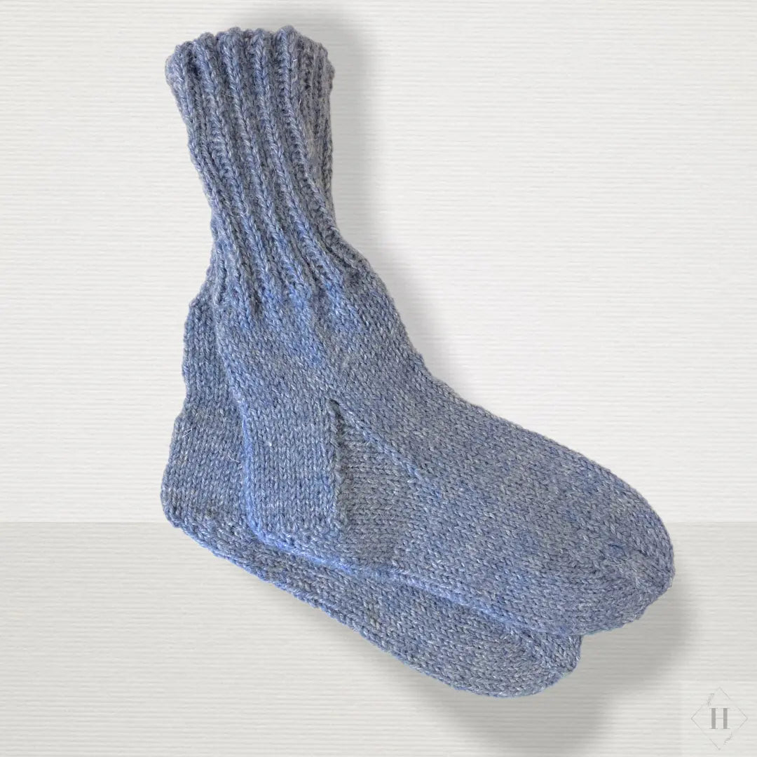 Strikkede strømper str 26/27 Håndlavet af