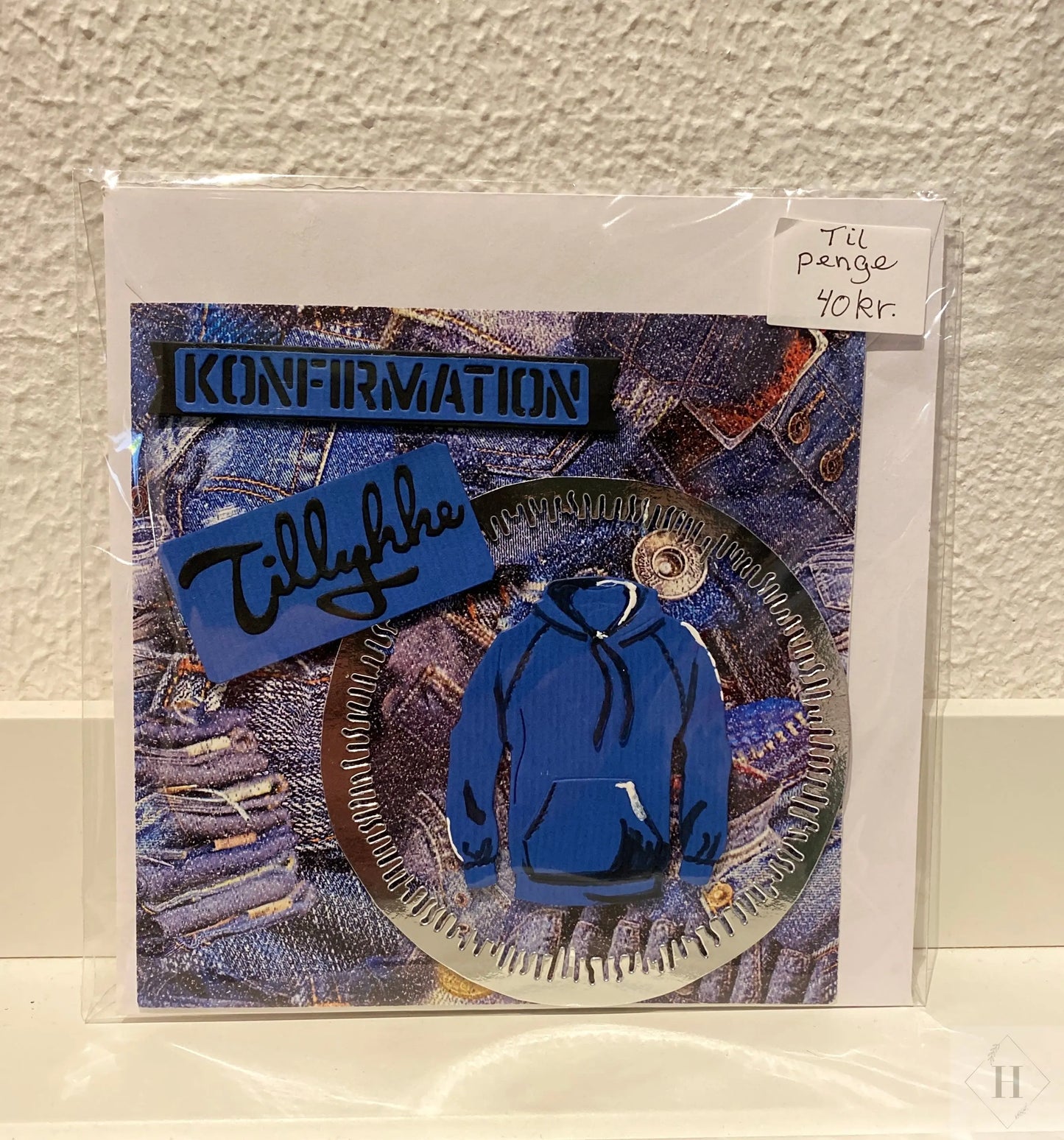 3D konfirmations kort Helle Vang