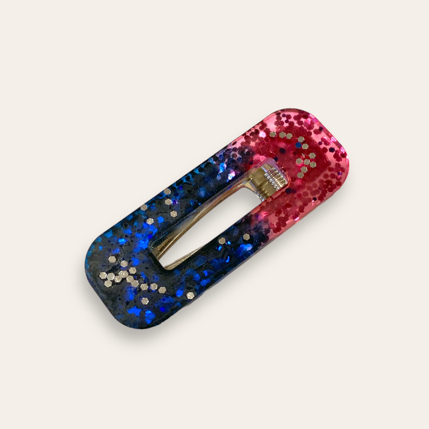 Hårspænde - pink/purple Øjenguf