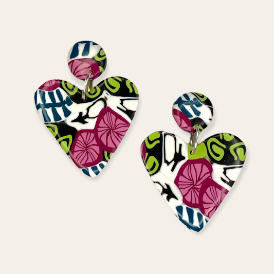 Clay ørestikkere - hjerte Øjenguf