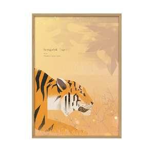 Kunstplakat - Tiger (50x70) Unika Nord