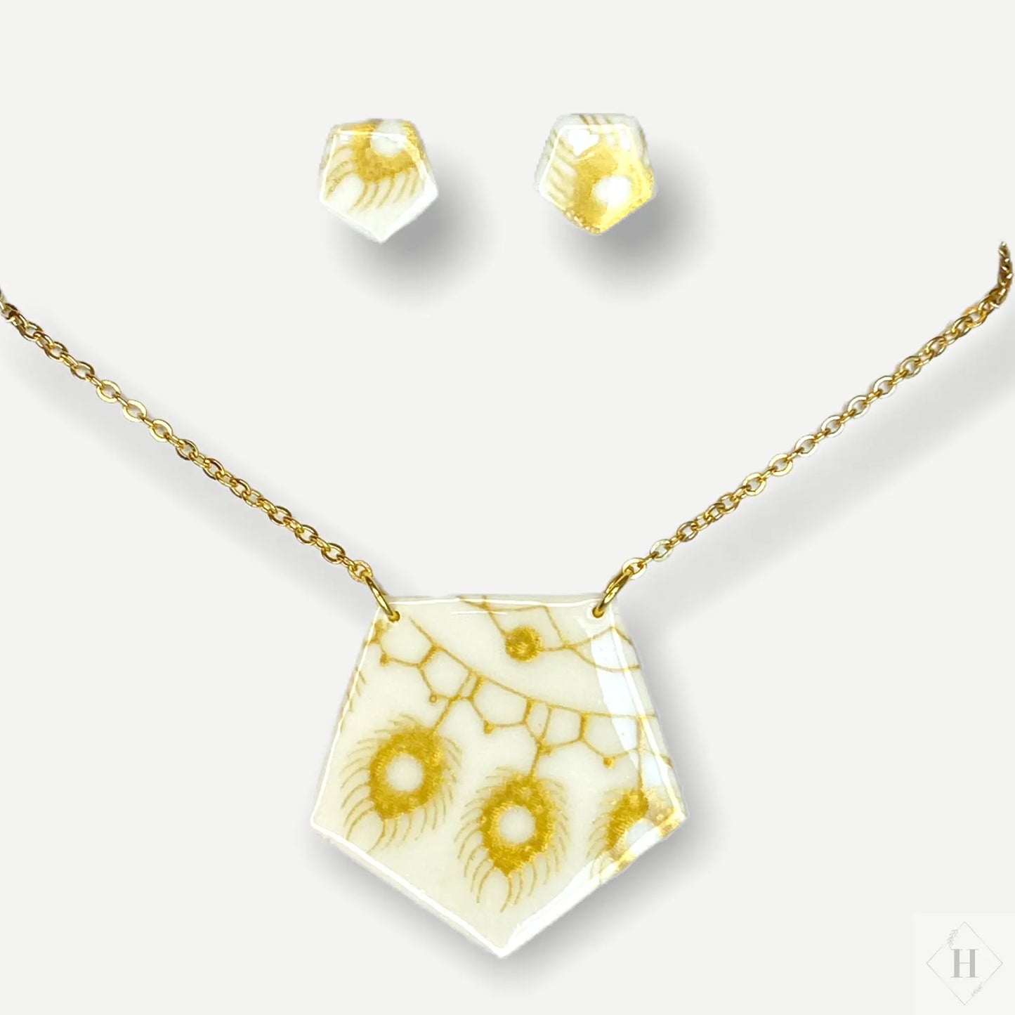 Halskæde og ørestikkere Creatrivi