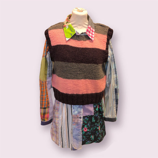 Strikket vest/slipover Jo C