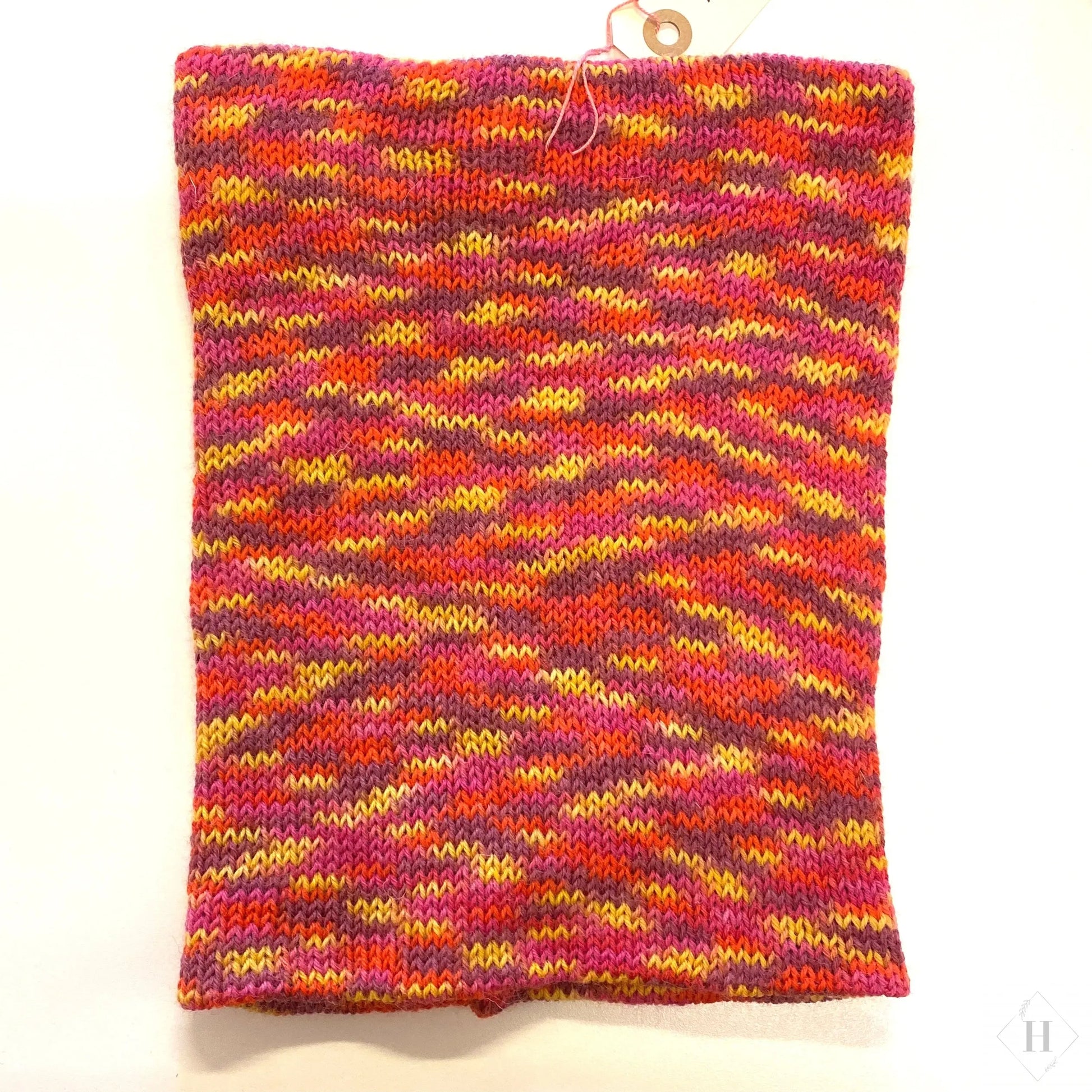 Strikket halsrør str M Dyppel Design