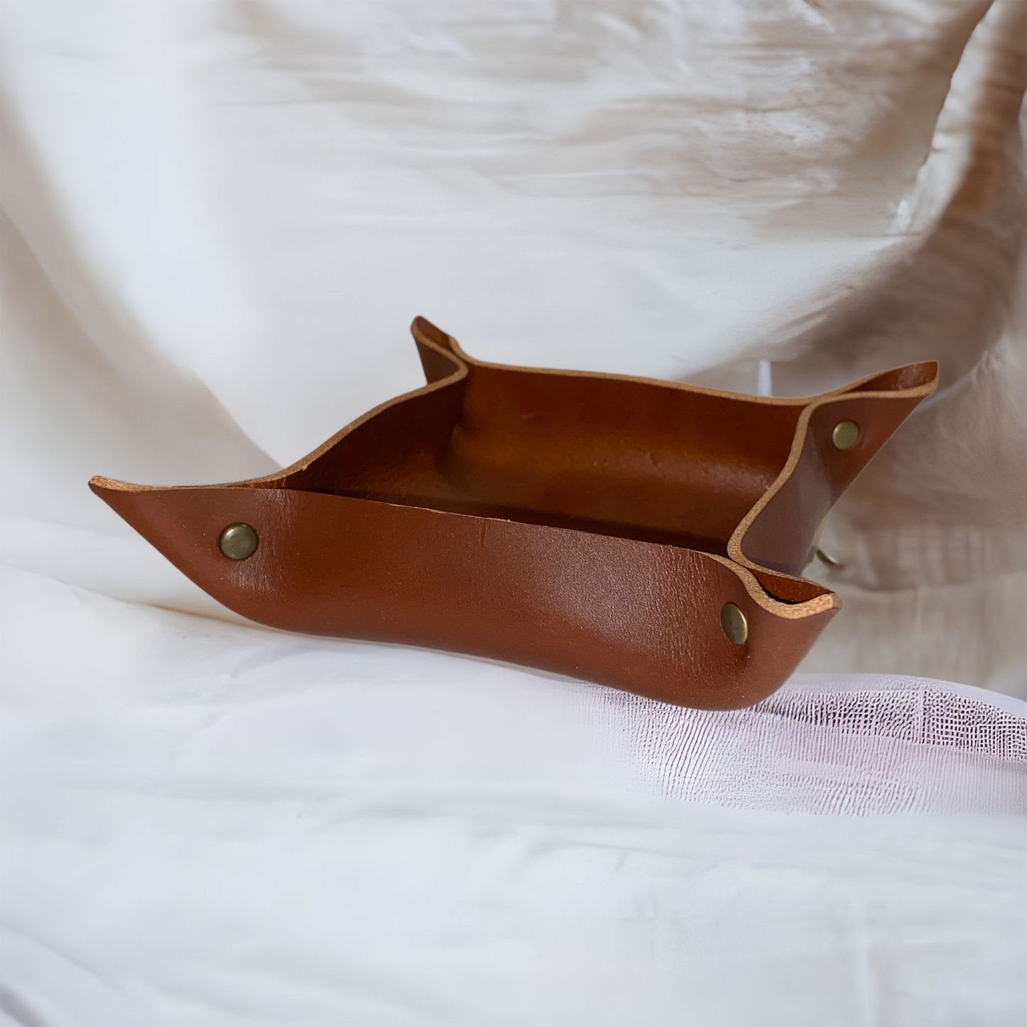 Skål i læder (flere varianter) Unika Nord