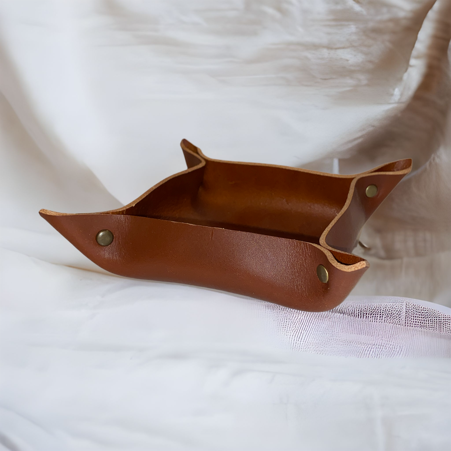 Skål i læder (flere varianter) Unika Nord