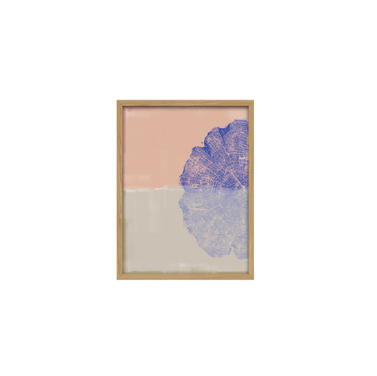 Kunstplakat - årringe (30x40) Unika Nord