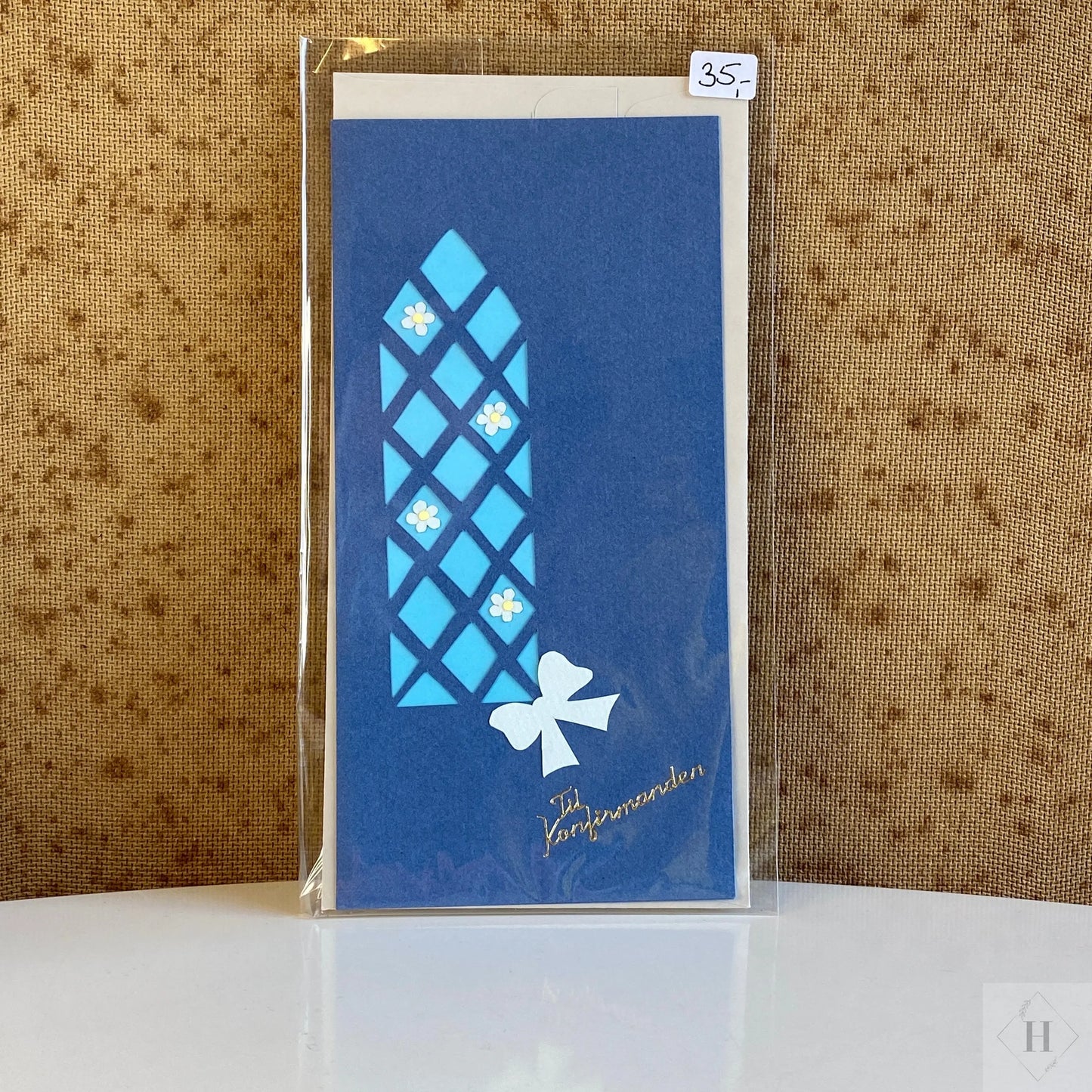 3D konfirmations kort Helle Vang