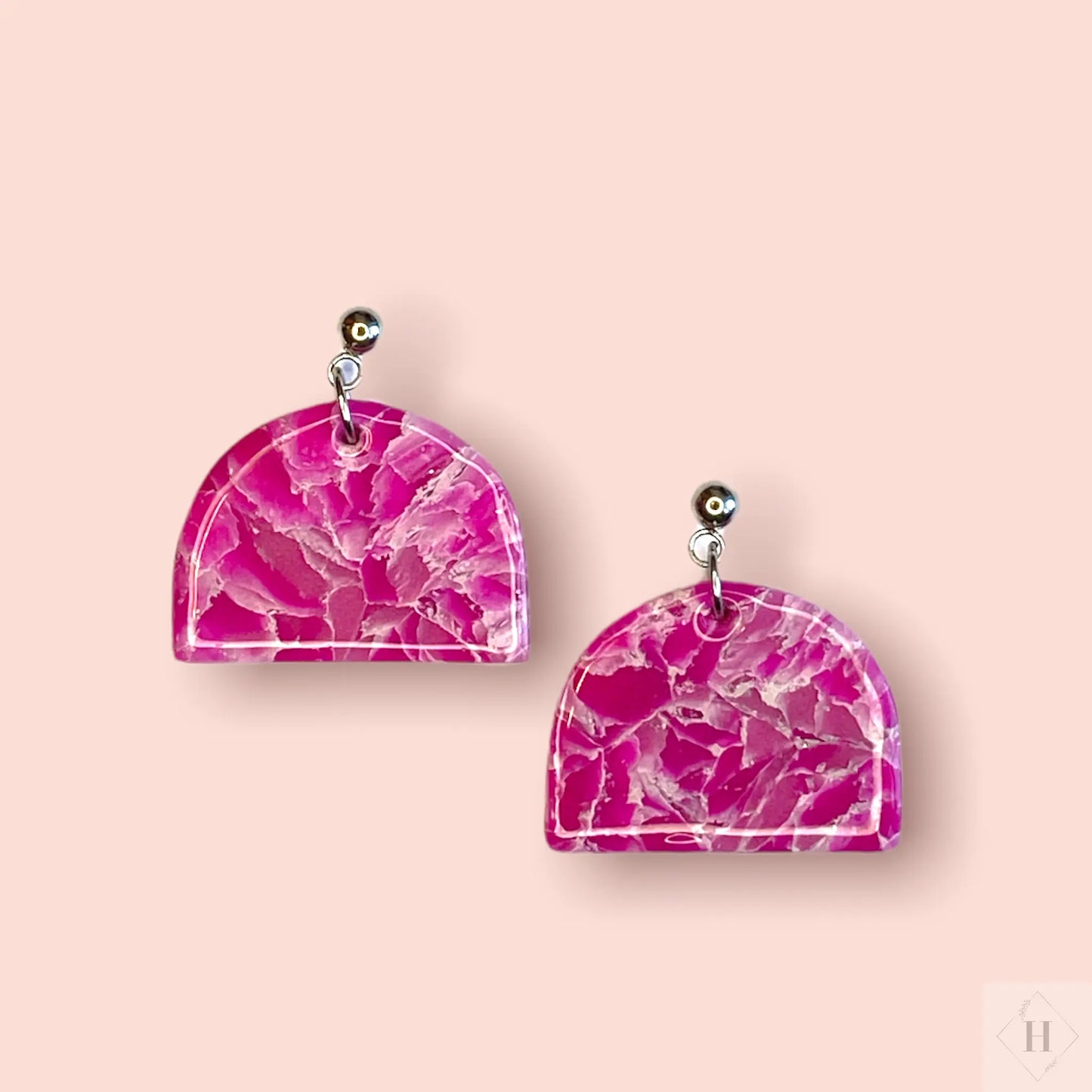 Ørestikkere med marmor effekt Creatrivi