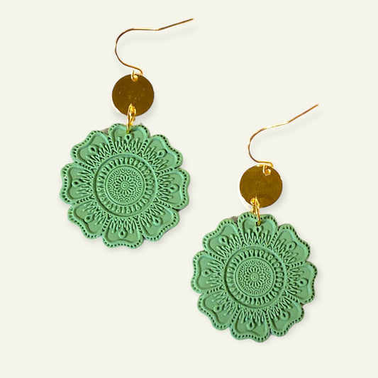 Boho mandala stor - mint Handmade Hygge