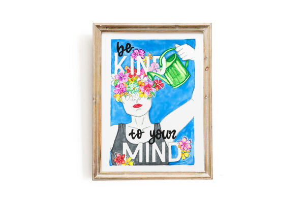 Statement plakat - Be kind to your mind Nanna Nør