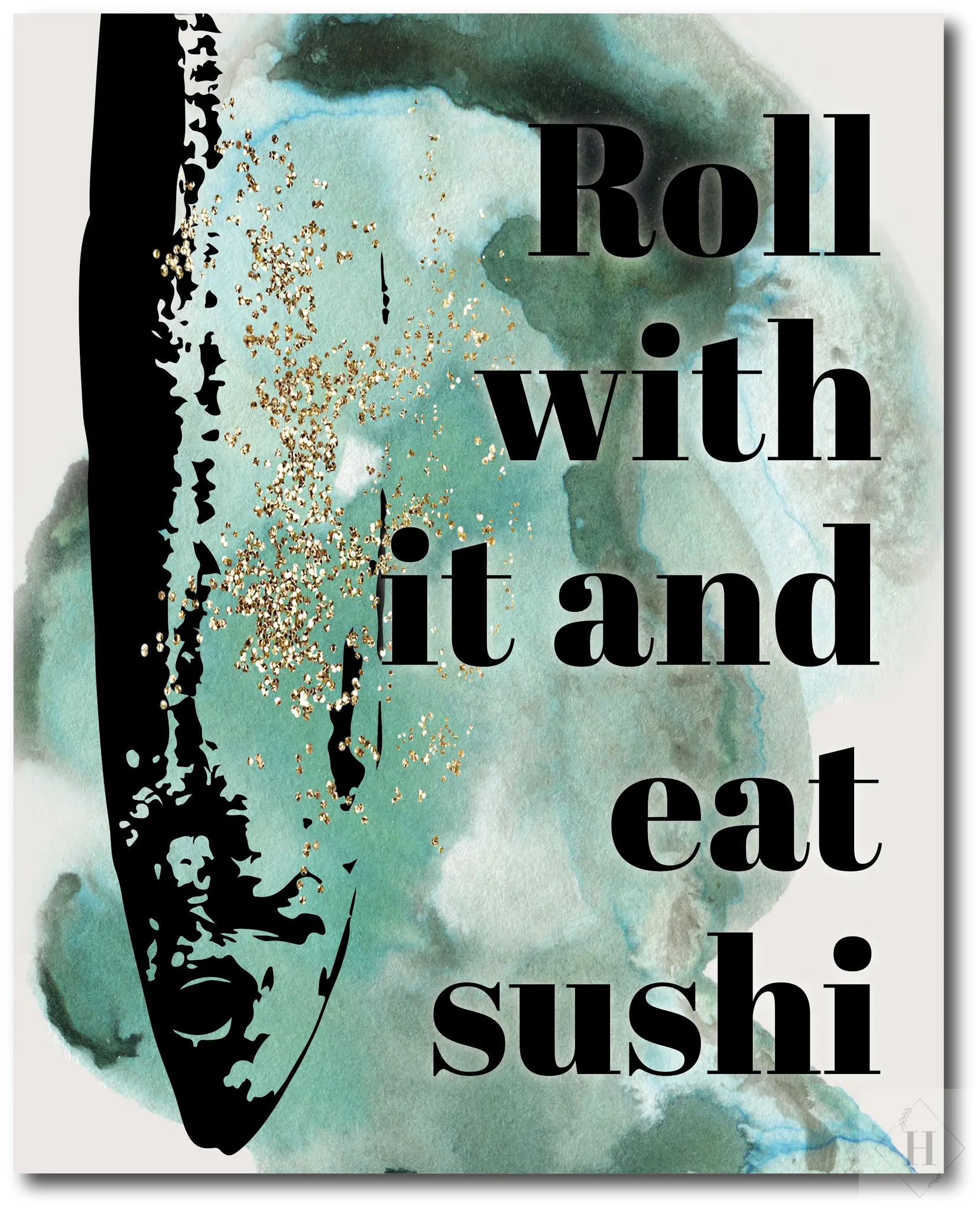 Dekorations flise - sushi Moodtiles